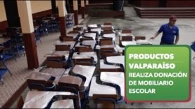 Productos Valparaíso realiza donación de mobiliario escolar