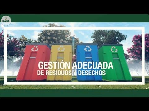 Gestión adecuada de desechos y residuos